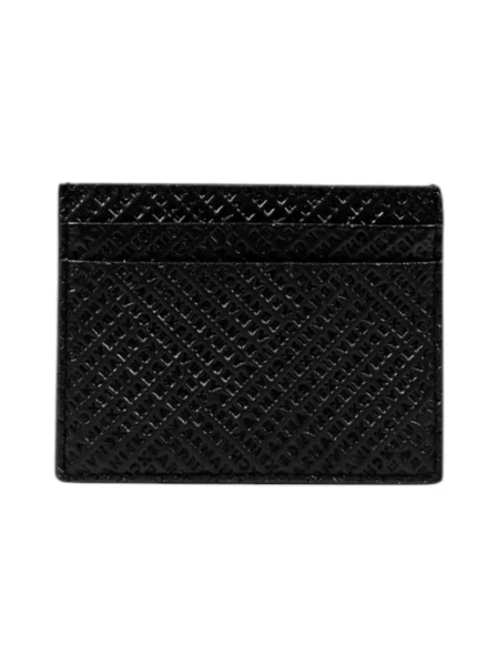 Portfel Armani Exchange skórzany czarny