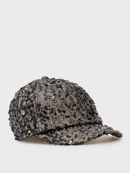 Кепка Karl Lagerfeld в ялинку чорна