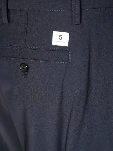 Pantaloni Department 5 plisate albastru