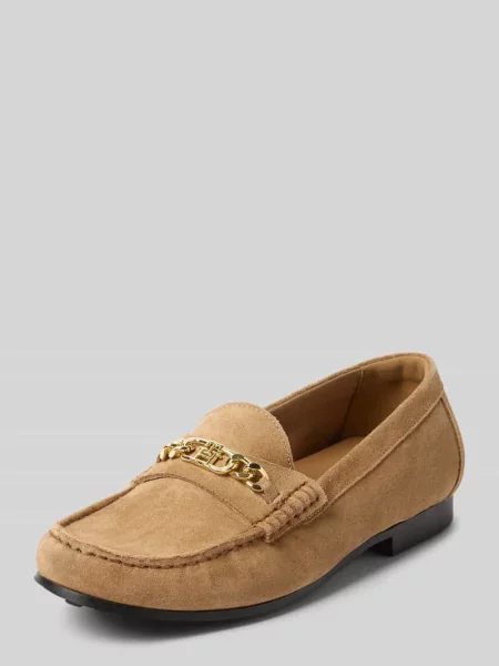 Mokasyny Tommy Hilfiger beżowe