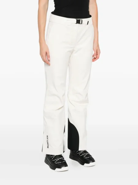 Jeździć na nartach spodnie dresowe Moncler Grenoble białe