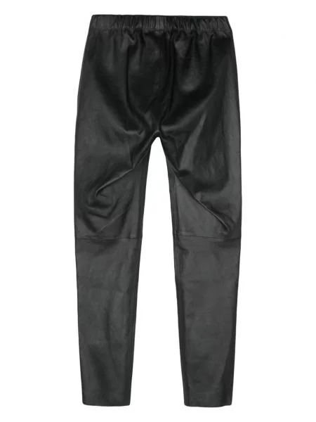 Legginsy Joseph skórzane czarne
