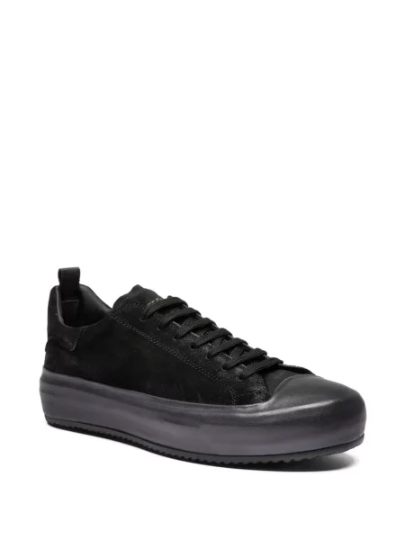 Sneakerși Officine Creative din piele de căprioară negru