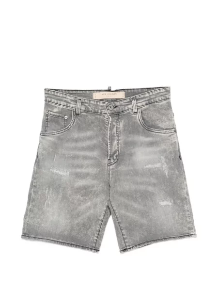 Pantaloni scurți din denim Yes London zdrențuiți gri