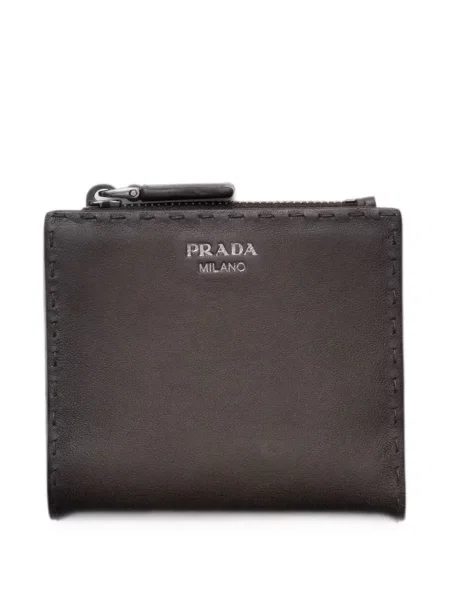 Portofel Prada din piele gri