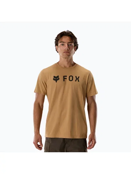 Tricou pentru bărbați Fox Racing Absolute Original SS Tee brown sugar maro