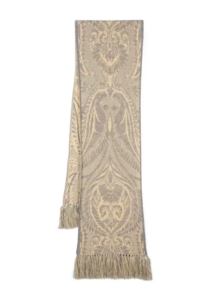 Fular Etro tricotate galben
