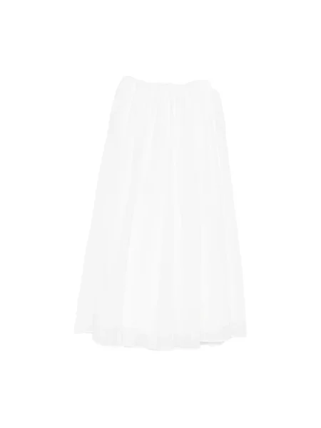 Długa spódnica maxi Brunello Cucinelli biała