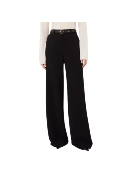 Spodnie Max Mara Studio czarne