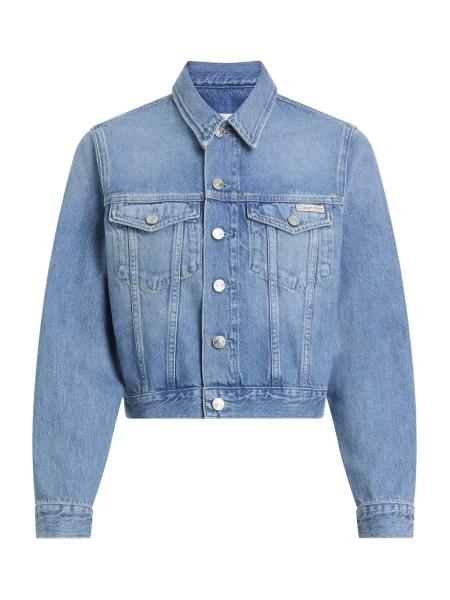 Calvin Klein Jeans Jeansová bunda modrá