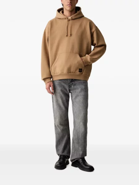 Blugi cu picior larg Levi's® din piele cu cordon cu talie înaltă albastru