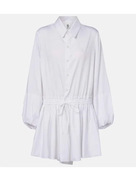 Rochie tip cămașă Noir Kei Ninomiya de costum alb