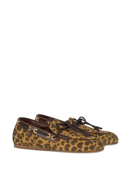 Pantofi loafer Etro cu imagine maro