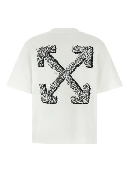 Tricou Off-white cu imagine alb