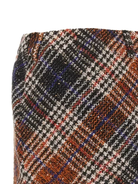 Fusta mini Missoni din tweed maro