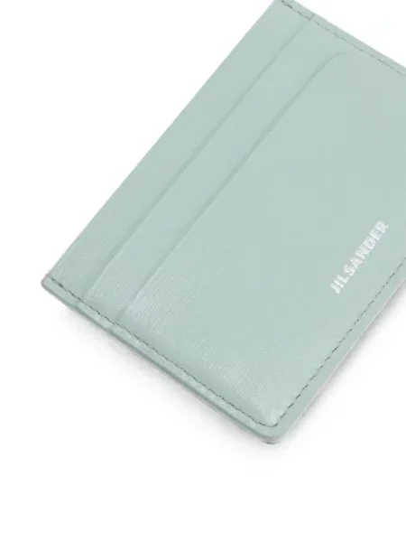 Portofel Jil Sander cu autograf verde