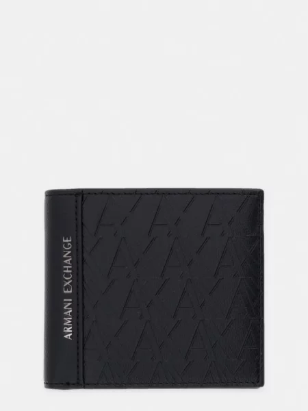 Geantă Armani Exchange din piele negru