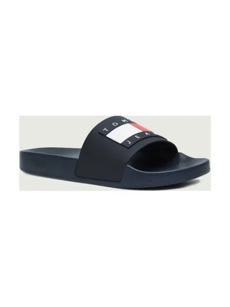 Olcsóbban. Férfi papucs Tommy Jeans Pool Slide Ess dark night navy. Méret: 42 EU kék