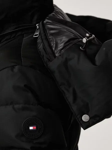 Tommy Hilfiger дълго яке дамско черно