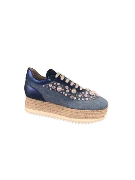 Sneakersy Le Silla niebieskie