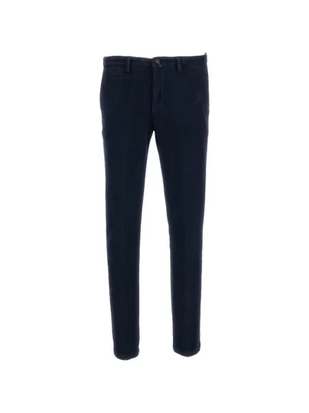 Pantaloni Briglia 1949 de catifea cord albastru