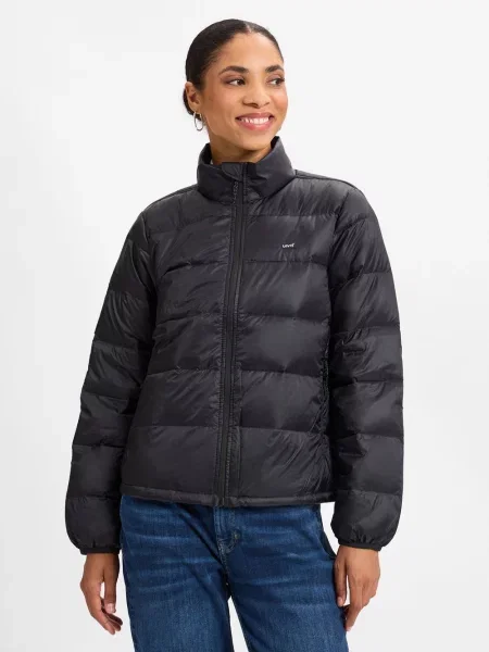 Levi's kurtka puchowa Kobiety jednolity M czarny