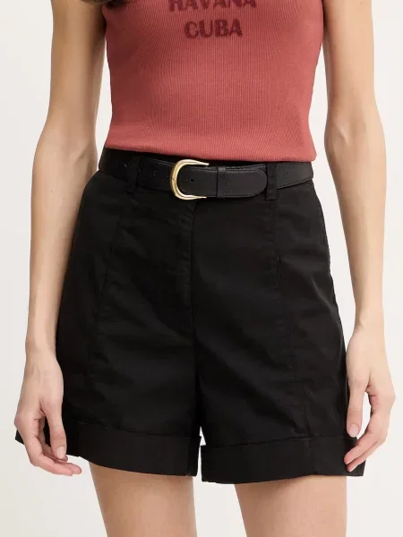 BOSS Orange pantaloni scurți C Tanessa-D negru