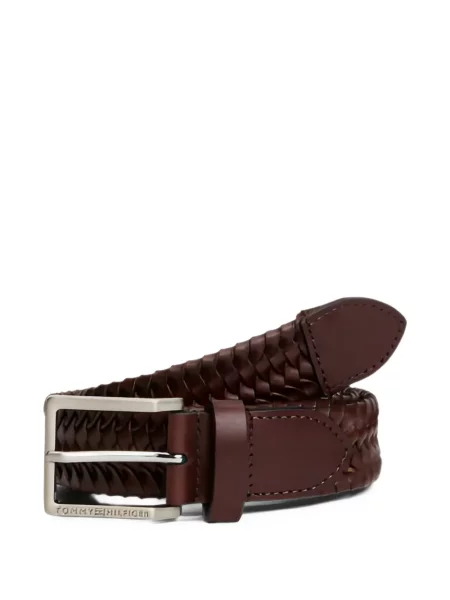 Cu centură curea Tommy Hilfiger maro