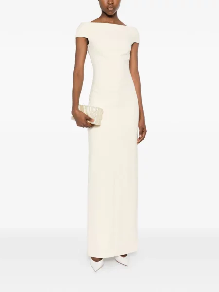 Rochie maxi Solace London cu umerii deschiși