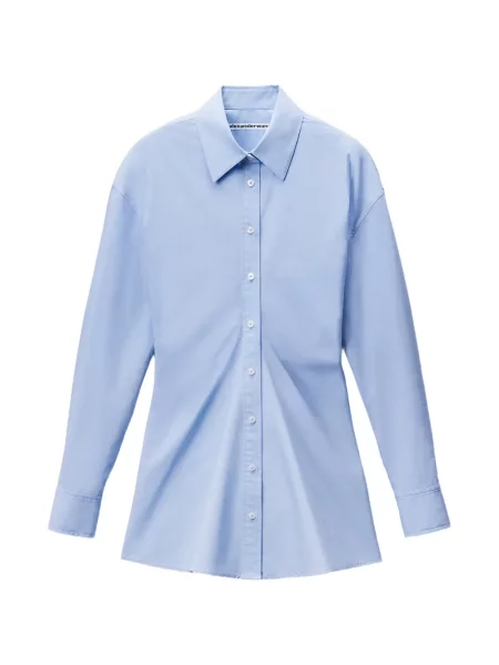 Rochie tip cămașă Alexander Wang albastru