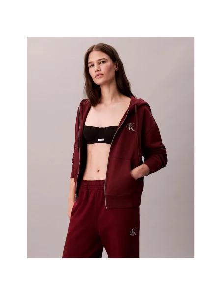 Pantaloni Calvin Klein Jeans roșu