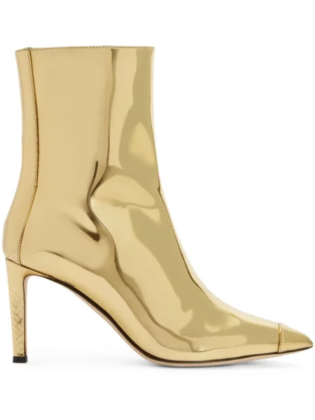 Botine Giuseppe Zanotti din piele auriu