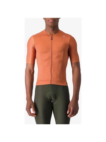 Koszulka z krótkim rękawem Castelli Espresso w kolorze mocha XL brązowa