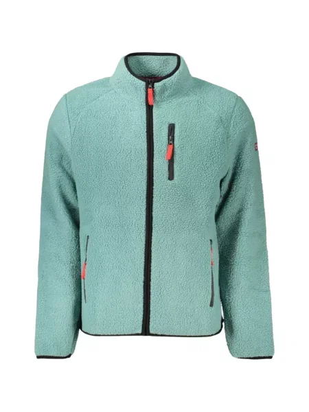 Geacă Norwegian Rain din fleece verde