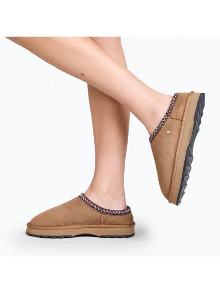 Дамски зимни чехли EMU Australia Sharky Scuff chestnut кафяво