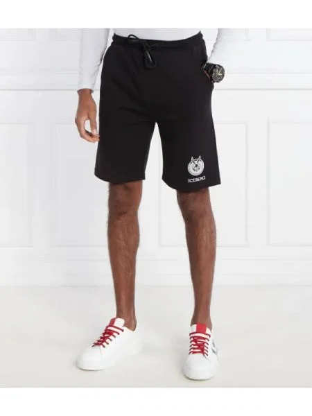 Iceberg Pantaloni scurți Iceberg x Looney Tunes negru