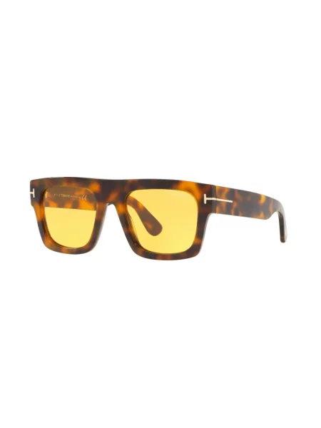 Sluneční brýle Tom Ford Eyewear hnědé