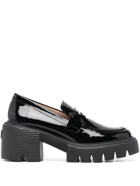 Pantofi loafer Stuart Weitzman din piele negru