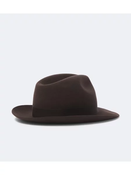 Pălărie Giorgio Armani de lână maro