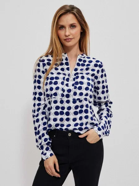 Cămașă Moodo cu buline alb