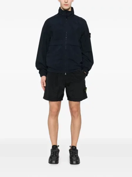 Geacă Stone Island cu strasuri albastru