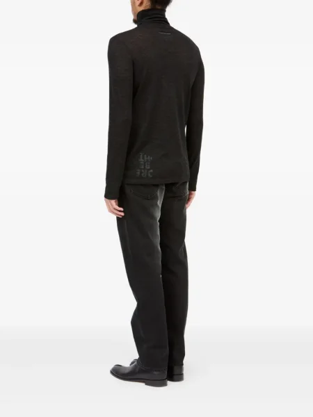 Cămașă Mm6 Maison Margiela lungă negru