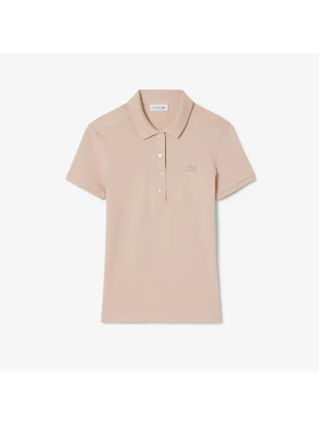 Поло Lacoste бежевое