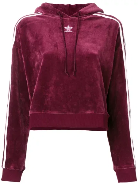 Hanorac cu glugă Adidas cu glugă roz