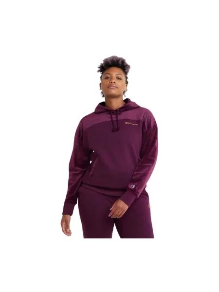 Bluza z kapturem Champion z kapturem fioletowa