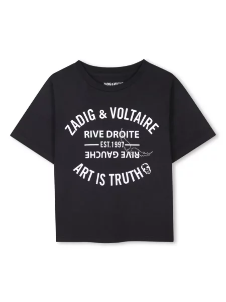 Koszulka dziecięca Zadig & Voltaire czarna