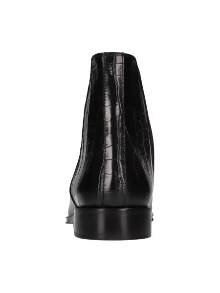 Buty do kostki Cavalli Class skórzane czarne