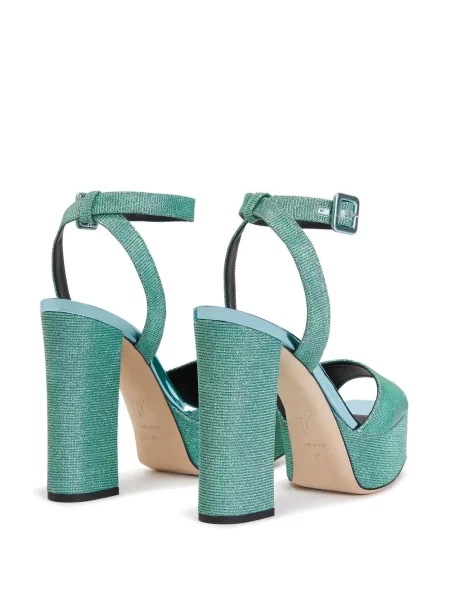 Sandale Giuseppe Zanotti cu platformă verde