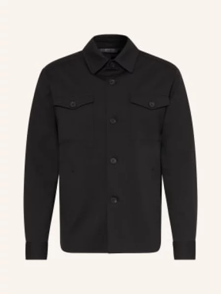 Harris Wharf London Kurtka Z Dżerseju schwarz czarna