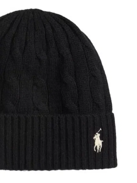 Polo Ralph Lauren Kapa s šiltom črna